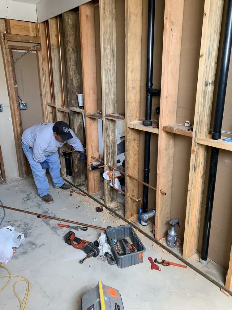 Commercial rough-in plumbing for Water Heater Replacement in East Braintree